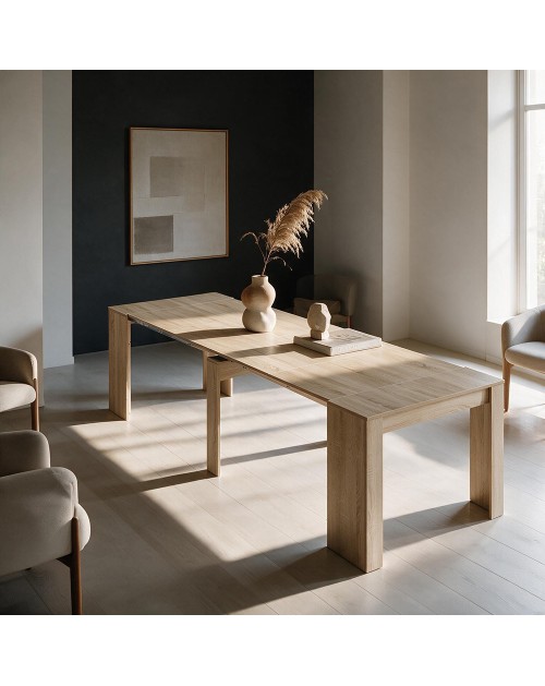 Consolle allungabile Ofelia 90x50x76h cm colore rovere