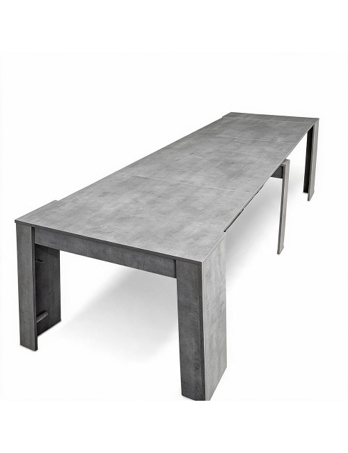 Consolle Allungabile Ofelia 90x50x76h colore cemento - Veriaffari.it