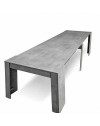 Consolle allungabile Ofelia 90x50x76h cm colore cemento