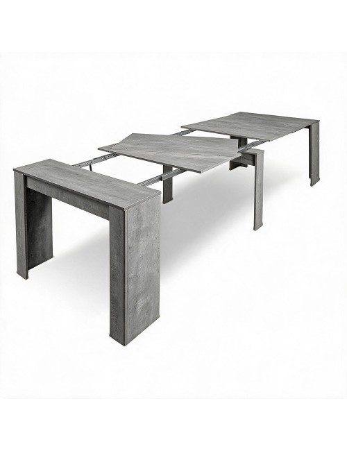 Consolle Allungabile Ofelia 90x50x76h colore cemento - Veriaffari.it