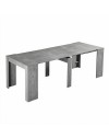 Consolle allungabile Ofelia 90x50x76h cm colore cemento