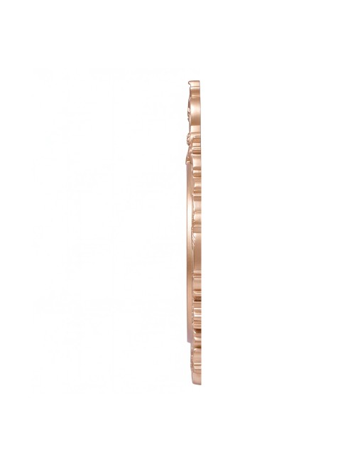 Specchio Decorativo Ovale MR5501 da Parete 36x53 cm con Cornice Barocca Gold