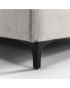 Letto Matrimoniale Vogue con Contenitore in Tessuto Grigio Chiaro – Eleganza e Comfort con Cuscini Imbottiti