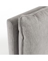 Letto Matrimoniale Vogue con Contenitore in Tessuto Grigio Chiaro – Eleganza e Comfort con Cuscini Imbottiti