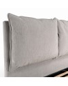 Letto Matrimoniale Vogue con Contenitore in Tessuto Grigio Chiaro – Eleganza e Comfort con Cuscini Imbottiti