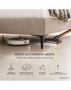 Letto Matrimoniale Vogue con Contenitore in Tessuto Tortora – Eleganza e Comfort con Cuscini Imbottiti