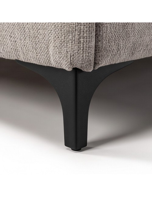 Letto Matrimoniale Vogue con Contenitore in Tessuto Tortora – Eleganza e Comfort con Cuscini Imbottiti