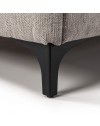 Letto Matrimoniale Vogue con Contenitore in Tessuto Tortora – Eleganza e Comfort con Cuscini Imbottiti
