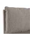 Letto Matrimoniale Vogue con Contenitore in Tessuto Tortora – Eleganza e Comfort con Cuscini Imbottiti