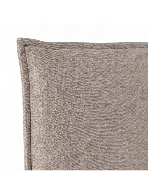 Letto Matrimoniale Line con Contenitore in Tessuto Tortora – Stile Moderno e Praticità Salvaspazio