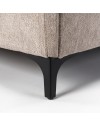 Letto Matrimoniale Line con Contenitore in Tessuto Tortora – Stile Moderno e Praticità Salvaspazio
