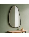 Specchio asimmetrico con cornice Nera 51x66H SPECCHIO4 Design e Armonia Unica