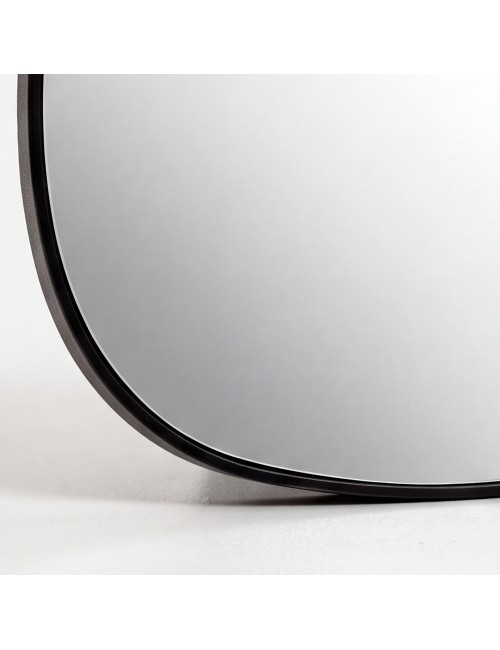 Specchio asimmetrico con cornice Nera 51x66H SPECCHIO4 Design e Armonia Unica