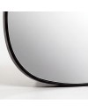 Specchio asimmetrico con cornice Nera 51x66H SPECCHIO4 Design e Armonia Unica