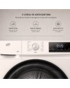 Asciugatrice Daya DHTD9PD 9 kg pompa di calore con rotazione bidirezionale e sensore umidità bianco classe D