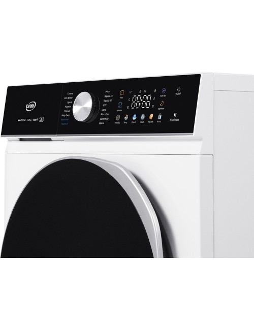Lavatrice Daya MAGIC12A3 1400 giri 12 kg inverter BLCD con display touch a colori bianco classe A