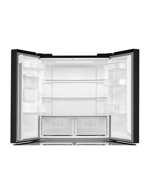 Frigorifero 4 porte Daya DMF4474INLBD real total NO FROST inverter display touch 474 litri nero classe D