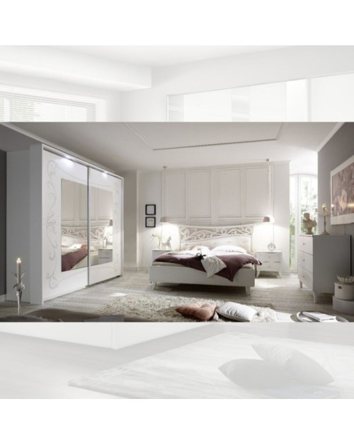 Camera da letto Ararat colore bianco opaco
