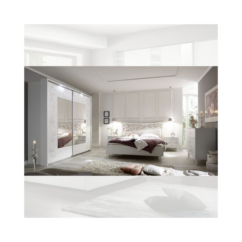 Camera da letto Ararat colore bianco opaco