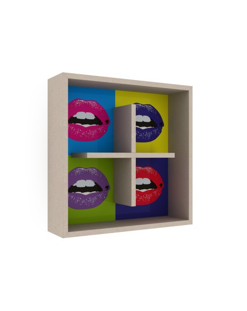 Libreria pensile Kiss 60x60x16 RF140101