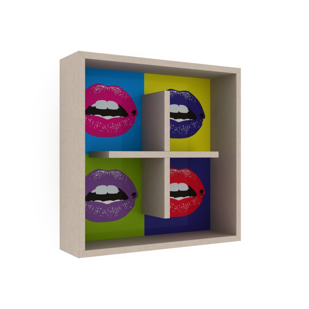 Libreria pensile Kiss 60x60x16 RF140101