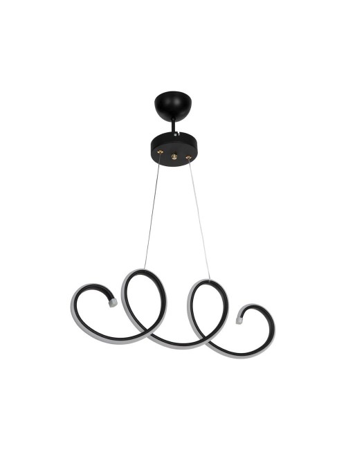 Lampada a Sospensione LED forma spirale Afra MDL4441 colore nero