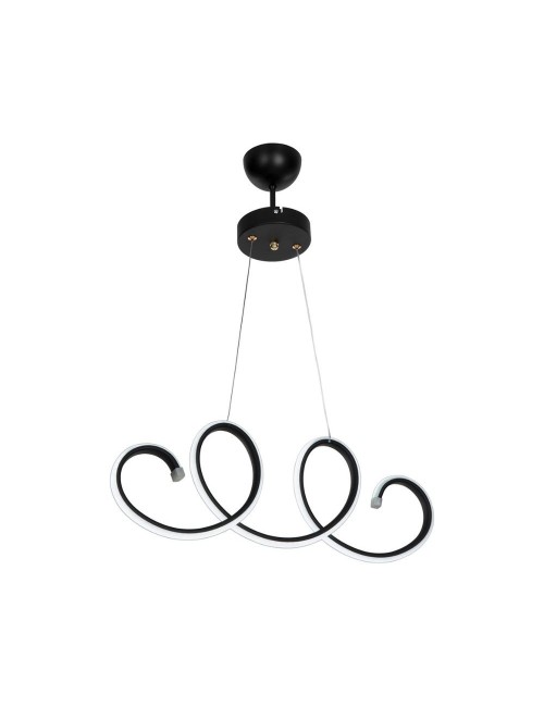 Lampada a Sospensione LED forma spirale Afra MDL4441 colore nero