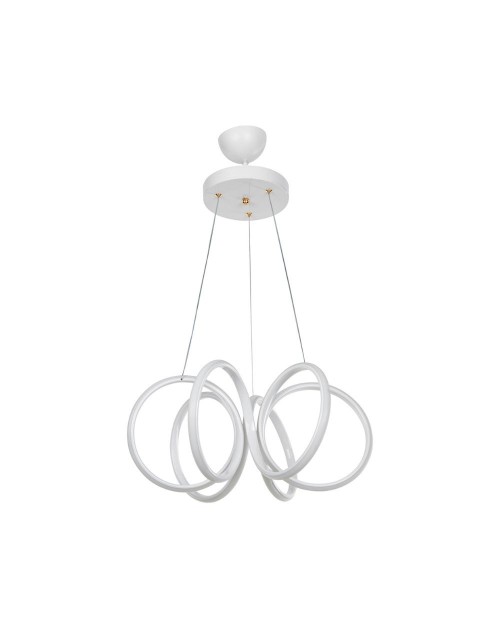 Lampada a sospensione LED forma spirale Ilya MDL4439 colore bianco