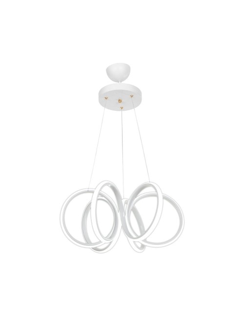 Lampada a Sospensione LED forma spirale Ilya MDL4439 colore bianco