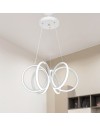 Lampada a sospensione LED forma spirale Ilya MDL4439 colore bianco