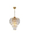 Lampada a sospensione a 3 luci Miranda MDL3831 vetro e oro
