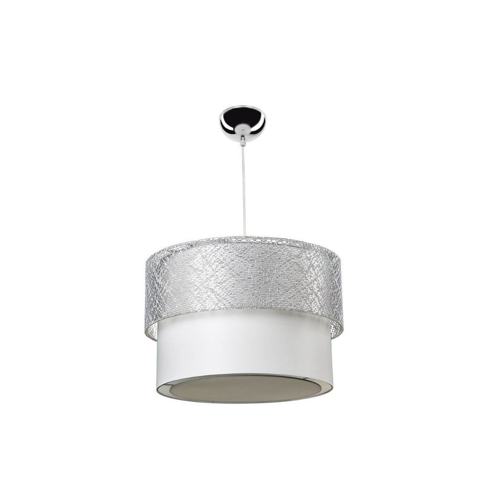 Lampada a sospensione in tessuto Polo MDL2355 colore grigio