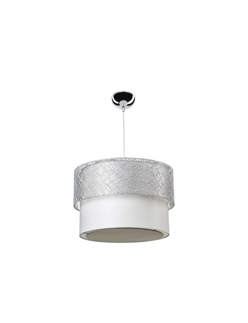 Lampada a Sospensione in tessuto Polo MDL2355 colore grigio