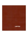 Sedia ospite per ufficio Arya colore cuoio slitta cromata