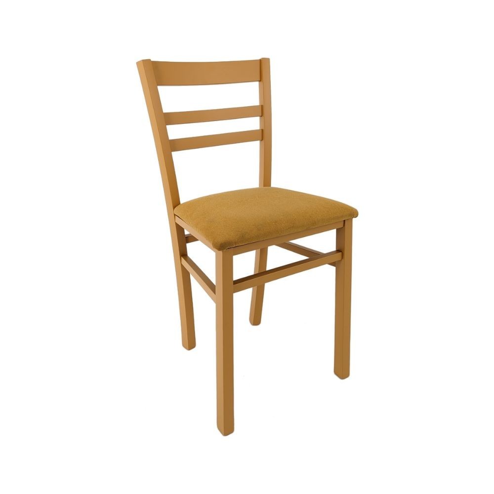 Set 2 sedie in legno Cromica colore mango