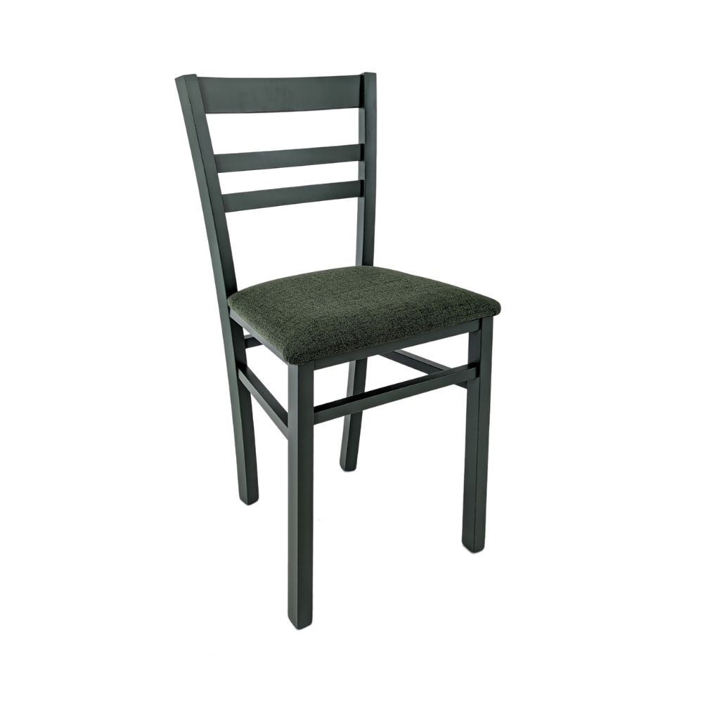 Set 2 sedie in legno Cromica colore verde