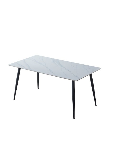 Tavolo Top Ceramica Effetto Marmo Bianco Mila 140x80 Prezzo