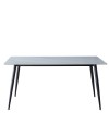 Tavolo top ceramica effetto marmo bianco Mila 140x80