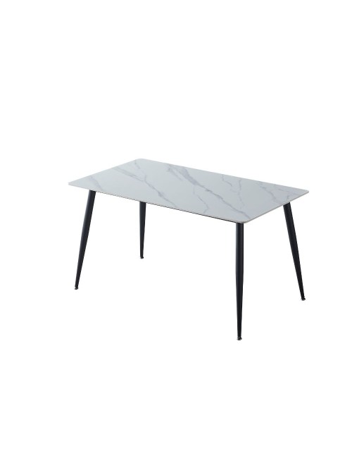 Tavolo Top Ceramica Effetto Marmo Bianco Mila 140x80 Prezzo