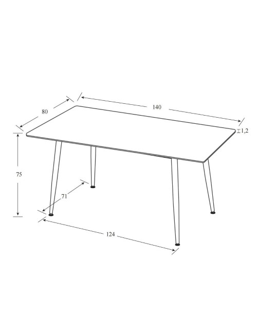 Tavolo Top Ceramica Effetto Marmo Bianco Mila 140x80 Prezzo