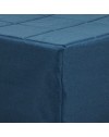 Pouf trasformabile in letto Vega tessuto blu