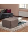 Pouf trasformabile in letto Vega tessuto tortora