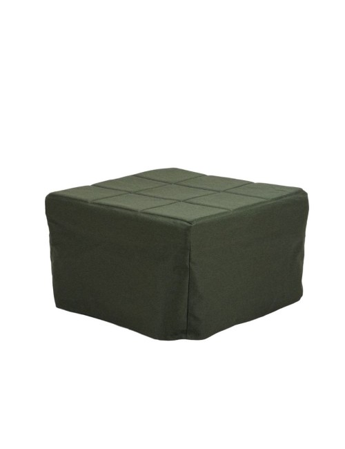 Pouf Trasformabile in Letto Vega Tessuto Verde Scuro Offerta