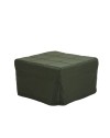 Pouf trasformabile in letto Vega tessuto verde scuro