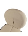 Set 2 Sedie da pranzo tessuto teddy beige Sirio 53x39x94h