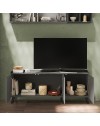Mobile porta Tv 3 ante Polan 181x42x72h colore ardesia piombo