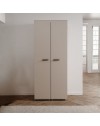 Scarpiera cashmere 2 ante con scomparti Lugo02A 74x34x181