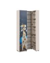 Scarpiera Hippo02 2 ante art collection Mauro Bergonzoli 74x34x181,5h