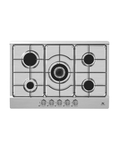 Piano cottura a gas Master Kitchen MKHG75EXS 5 fuochi 75 cm inox