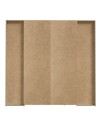 Armadio Teodoro 4 ante rovere e bianco con ante scorrevoli e battenti 200x61x190H